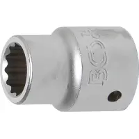 Steckschlüssel-Einsatz Zwölfkant | Antrieb Innenvierkant 20 mm (3/4") | SW 46 mm