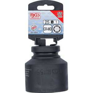 Kraft-Steckschlüssel-Einsatz Sechskant | Antrieb Innenvierkant 25 mm (1") | SW 55 mm
