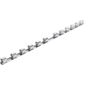 Aufsteckschiene mit 12 Clips | 20 mm (3/4")
