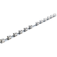 Aufsteckschiene mit 12 Clips | 20 mm (3/4")