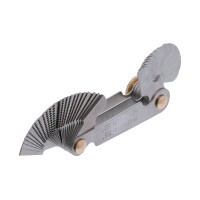 Doppel-Gewindeschablone, 52 Blatt | metrisch 0,25 - 6,0 mm, Whitworth 4G - 62G