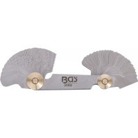Doppel-Gewindeschablone, 52 Blatt | metrisch 0,25 - 6,0 mm, Whitworth 4G - 62G