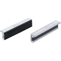 Schraubstock-Schutzbacken | Aluminium | Breite 125 mm | 2-tlg.