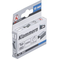 Klammern | Typ 53 | 10 x 11,4 mm | 1000 Stück