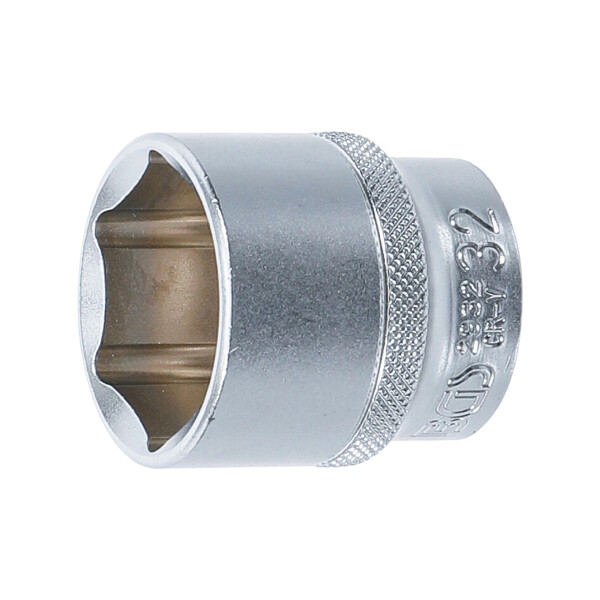 Steckschlüssel-Einsatz Sechskant | Antrieb Innenvierkant 12,5 mm (1/2") | SW 32 mm