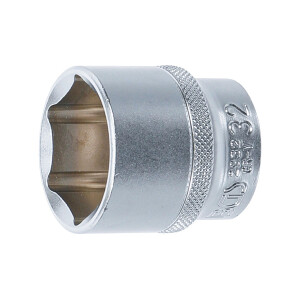 Steckschlüssel-Einsatz Sechskant | Antrieb Innenvierkant 12,5 mm (1/2") | SW 32 mm