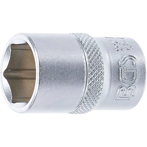 Steckschlüssel-Einsatz Sechskant | Antrieb Innenvierkant 12,5 mm (1/2") | SW 17 mm