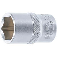 Steckschlüssel-Einsatz Sechskant | Antrieb Innenvierkant 12,5 mm (1/2") | SW 17 mm
