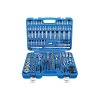 Steckschlüssel-Satz Wellenprofil | Antrieb 6,3 mm (1/4") / 10 mm (3/8") / 12,5 mm (1/2") | 192-tlg.