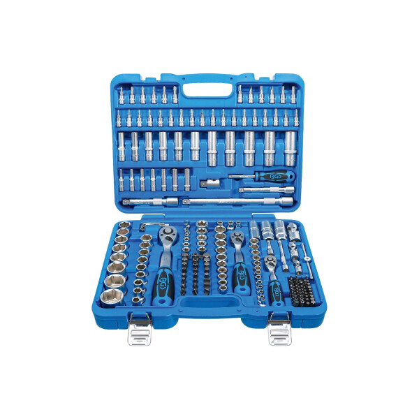 Steckschlüssel-Satz Sechskant | Antrieb 6,3 mm (1/4") / 10 mm (3/8") / 12,5 mm (1/2") | 192-tlg.