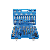 Steckschlüssel-Satz Sechskant | Antrieb 6,3 mm (1/4") / 10 mm (3/8") / 12,5 mm (1/2") | 192-tlg.