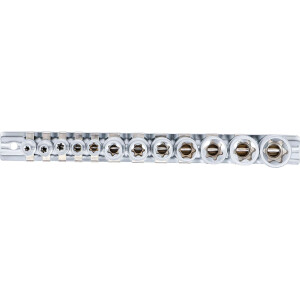 Steckschlüssel-Einsatz-Satz E-Profil | Antrieb Innenvierkant 6,3 mm (1/4") / 10 mm (3/8") | SW E4 - E20 | 12-tlg.