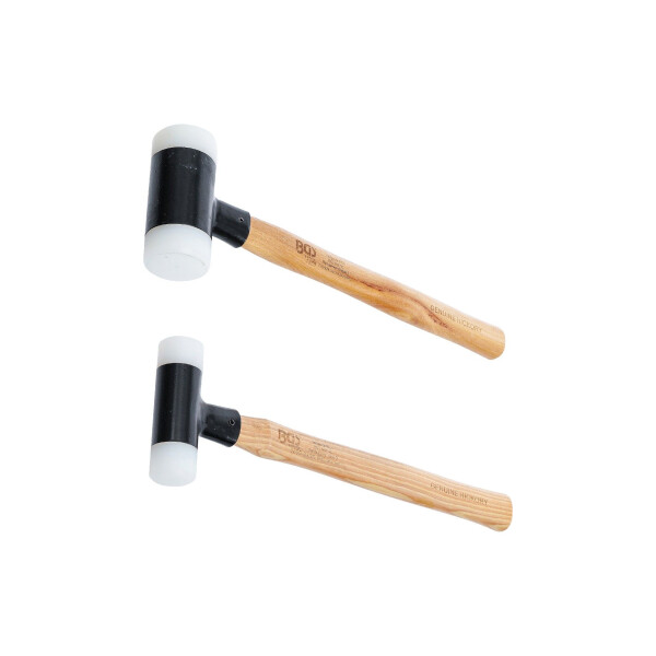 Schonhammer-Satz | Hickory-Stiel | rückschlagfrei | Ø 30 / 45 mm | 300 / 550 g | 2-tlg.
