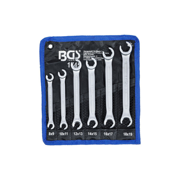 Offener Doppel-Ringschlüssel-Satz | SW 8 x 9 - 18 x 19 mm | 6-tlg.