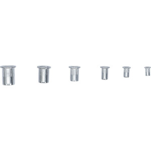 Nietmuttern-Sortiment | Aluminium | 150-tlg.