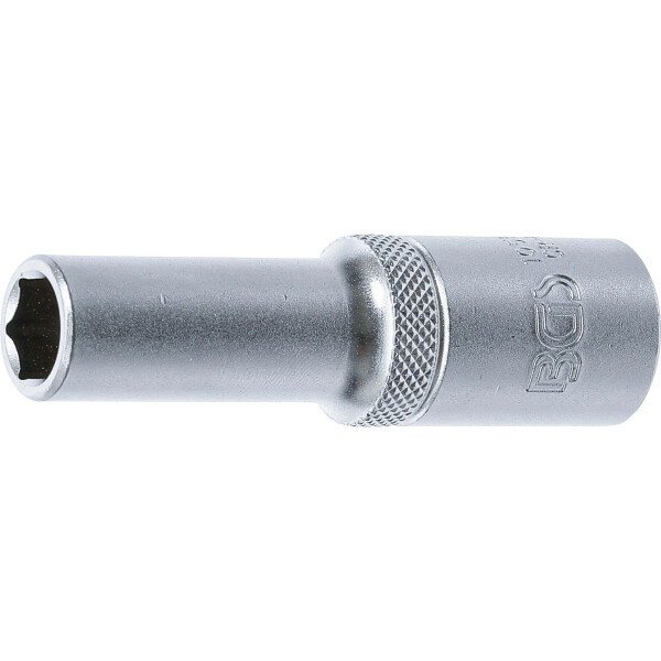 Steckschlüssel-Einsatz Sechskant, tief | Antrieb Innenvierkant 12,5 mm (1/2") | SW 11 mm