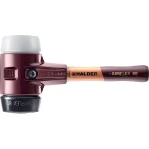 SIMPLEX-Schonhammer, Gummikomposition / Superplastik; mit...