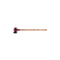 SIMPLEX-Vorschlaghammer, Gummikomposition, mit Standfuß / Superplastik; mit Tempergussgehäuse und Hickorystiel | D=80 mm | 3027.281