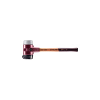 SIMPLEX-Schonhammer, Gummikomposition, mit Standfuß / TPE-mid; mit Tempergussgehäuse und hochwertigem Holzstiel | D=80 mm | 3023.280