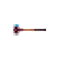 SIMPLEX-Schonhammer, TPE-soft / TPE-mid; mit Tempergussgehäuse und hochwertigem Holzstiel | D=80 mm | 3013.080