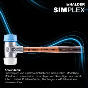 Aktionsbox, SIMPLEX-Schonhammer, TPE-soft / Superplastik...