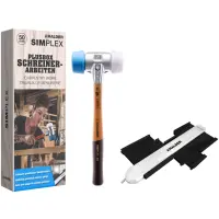 Aktionsbox, SIMPLEX-Schonhammer, TPE-soft / Superplastik plus Konturenlehre | 3117s004