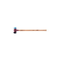 SIMPLEX-Vorschlaghammer, Gummikomposition, mit Standfuß / TPE-soft; mit Tempergussgehäuse und Hickorystiel | D=60 mm | 3012.261