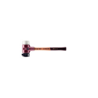 SIMPLEX-Schonhammer, Gummikomposition, mit Standfuß / Superplastik; mit Tempergussgehäuse und hochwertigem Holzstiel | D=60 mm | 3027.260