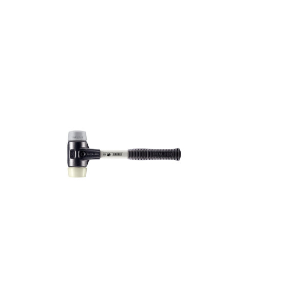 SIMPLEX-Schonhammer, TPE-mid / Nylon; mit verstärktem Tempergussgehäuse und Fiberglasstiel | D=50 mm | 3738.050
