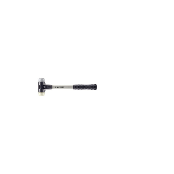SIMPLEX-Schonhammer, TPE-mid / Nylon; mit verstärktem Tempergussgehäuse und Fiberglasstiel | D=30 mm | 3738.030