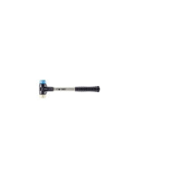 SIMPLEX-Schonhammer, TPE-soft / Nylon; mit verstärktem Tempergussgehäuse und Fiberglasstiel | D=30 mm | 3718.030