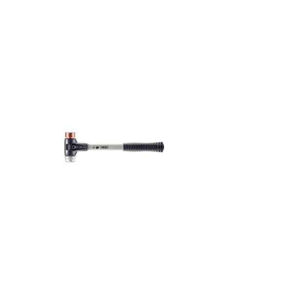 SIMPLEX-Schonhammer, Kupfer / Weichmetall; mit verstärktem Tempergussgehäuse und Fiberglasstiel | D=30 mm | 3749.030