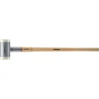 SUPERCRAFT-Vorschlaghammer, mit schwingungsdämpfendem, ergonomisch geformtem und lackiertem Hickorystiel | D=100 mm / Gewicht=7050 g | 3366.107