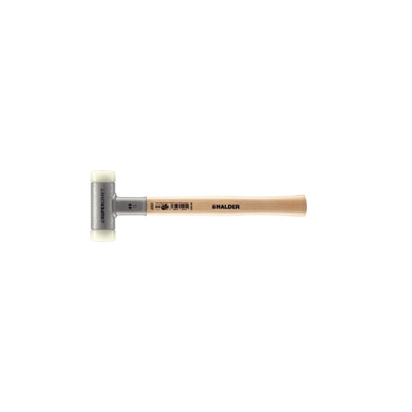 SUPERCRAFT-Schonhammer, mit schwingungsdämpfendem, ergonomisch geformtem und lackiertem Hickorystiel | D=40 mm | 3366.040