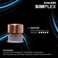 SIMPLEX-Einsatz, Kupfer | D=30 mm | 3804.030