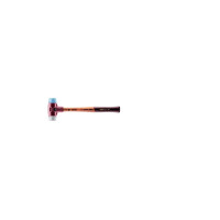 SIMPLEX-Schonhammer, TPE-soft / TPE-mid; mit Tempergussgehäuse und hochwertigem Holzstiel | D=30 mm | 3013.030