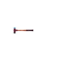 SIMPLEX-Schonhammer, TPE-soft / Gummikomposition; mit Tempergussgehäuse und hochwertigem Holzstiel | D=30 mm | 3012.030