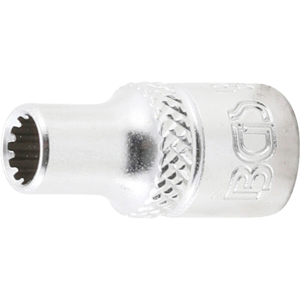 BGS 10105 Steckschlüssel-Einsatz Gear Lock | Antrieb Innenvierkant 6,3 mm (1/4") | SW 5 mm