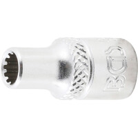 BGS 10105 Steckschlüssel-Einsatz Gear Lock | Antrieb Innenvierkant 6,3 mm (1/4") | SW 5 mm