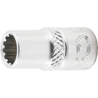 BGS 10107 Steckschlüssel-Einsatz Gear Lock | Antrieb Innenvierkant 6,3 mm (1/4") | SW 7 mm