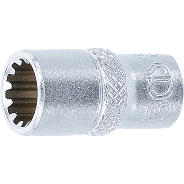 BGS 10108 Steckschlüssel-Einsatz Gear Lock | Antrieb Innenvierkant 6,3 mm (1/4") | SW 8 mm
