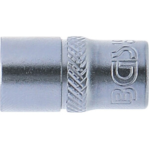 BGS 10109 Steckschlüssel-Einsatz Gear Lock | Antrieb Innenvierkant 6,3 mm (1/4") | SW 9 mm