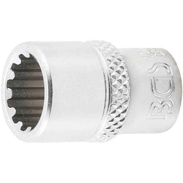 BGS 10110 Steckschlüssel-Einsatz Gear Lock | Antrieb Innenvierkant 6,3 mm (1/4") | SW 10 mm