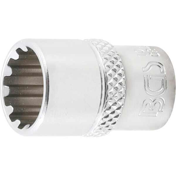 BGS 10111 Steckschlüssel-Einsatz Gear Lock | Antrieb Innenvierkant 6,3 mm (1/4") | SW 11 mm