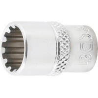 BGS 10111 Steckschlüssel-Einsatz Gear Lock | Antrieb Innenvierkant 6,3 mm (1/4") | SW 11 mm