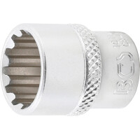 BGS 10114 Steckschlüssel-Einsatz Gear Lock | Antrieb Innenvierkant 6,3 mm (1/4") | SW 14 mm