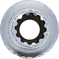 BGS 10155 Steckschlüssel-Einsatz Gear Lock, tief | Antrieb Innenvierkant 6,3 mm (1/4") | SW 5 mm