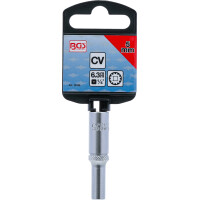 BGS 10155 Steckschlüssel-Einsatz Gear Lock, tief | Antrieb Innenvierkant 6,3 mm (1/4") | SW 5 mm