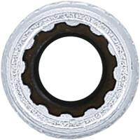 BGS 10157 Steckschlüssel-Einsatz Gear Lock, tief | Antrieb Innenvierkant 6,3 mm (1/4") | SW 7 mm