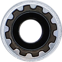 BGS 10160 Steckschlüssel-Einsatz Gear Lock, tief | Antrieb Innenvierkant 6,3 mm (1/4") | SW 10 mm